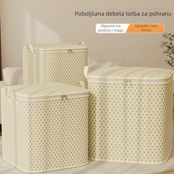 Torba za skladištenje odjeće i posteljine s dijamantnim oblikom, velikog kapaciteta, sklopiva, od netkanog materijala, za sezonsko skladištenje