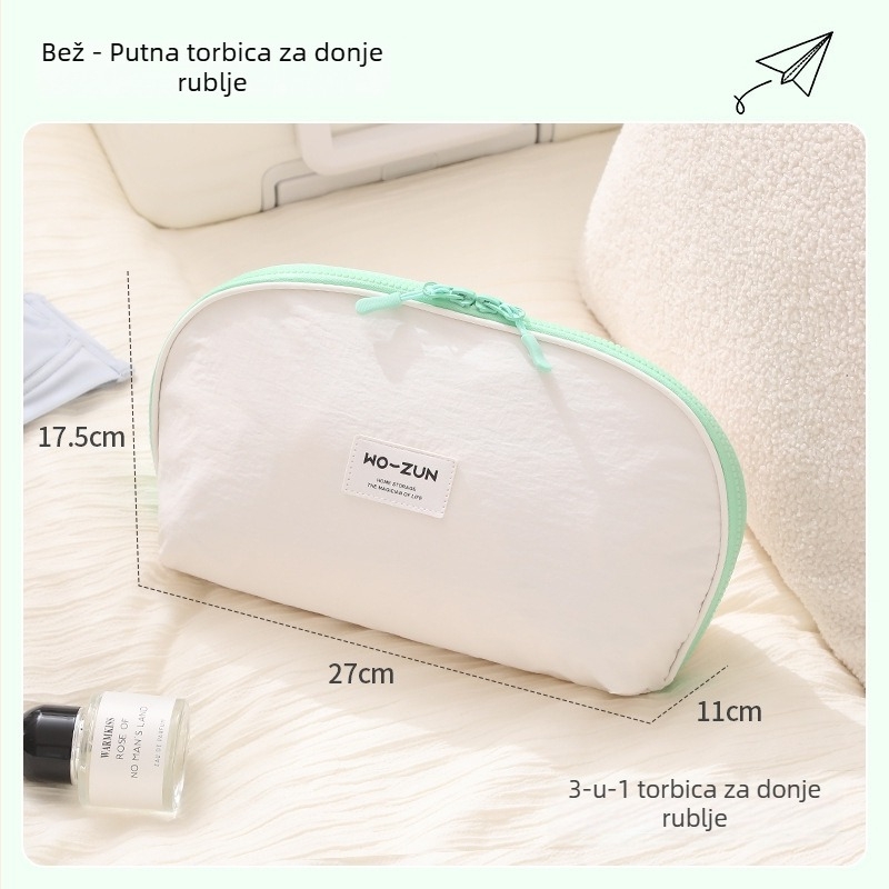 Torba za skladištenje odjeće, stil ručne torbe, poliester, višenamjenski putni organizator za donje rublje, grudnjake i čarape