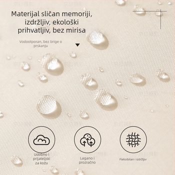 Šestodjelni set torbi za pohranu od ultralakog materijala s imitacijom memorijske tkanine, za prtljagu i odjeću, otporan na kidanje i vodootporan