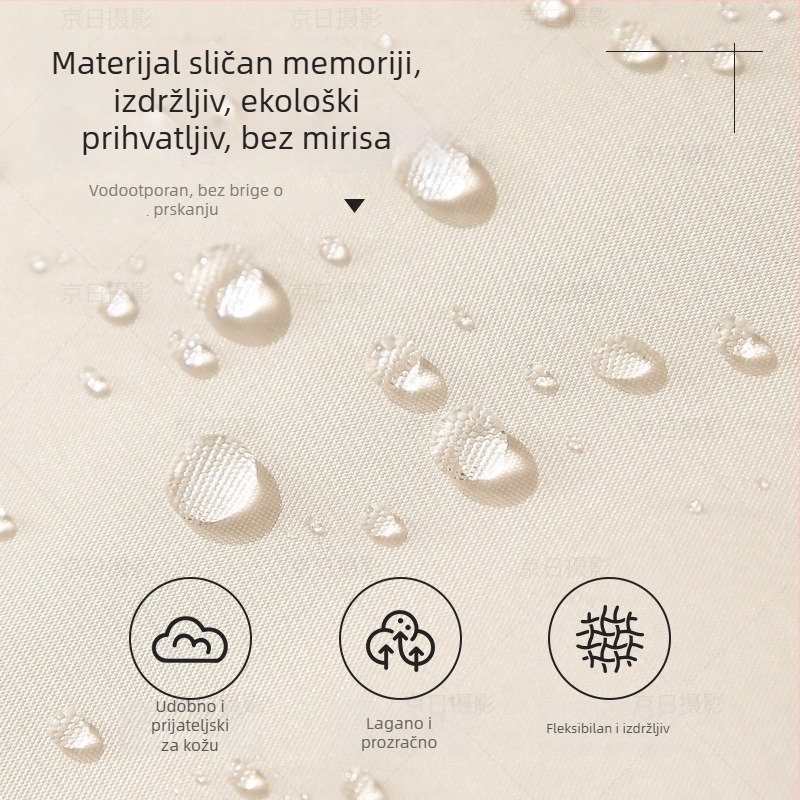 Šestodjelni set torbi za pohranu od ultralakog materijala s imitacijom memorijske tkanine, za prtljagu i odjeću, otporan na kidanje i vodootporan