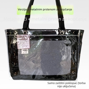 Prozirna PVC torba za pohranu u obliku kocke, višestruka upotreba, model 00901