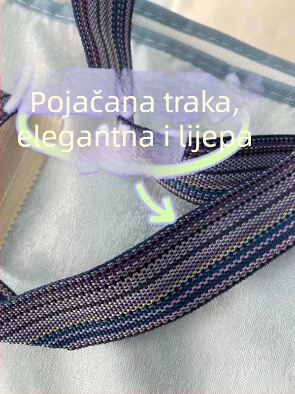 56–75L poliesterska torba za pohranu — velika kapaciteta, lagana za putovanja i kućnu uporabu; jednodobojni uzorak, unisex stil