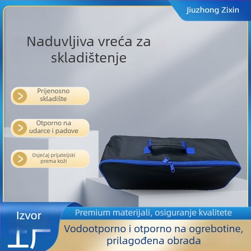 Gas Pound Storage Bag — torbica za skladištenje od 600D Oxford platna, oblik torbe, s funkcijom brtvljenja, pogodna za putovanja.