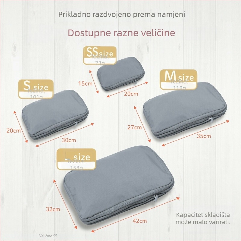 Putna torba za skladištenje s YKK zatvaračem, vodootporna i otporna na plijesan, velike kapacitete, najlon