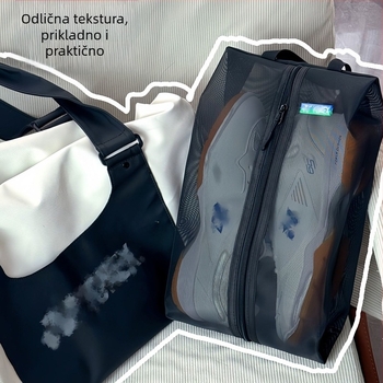 Torba za cipele u stilu ručne torbe, prozračna mrežasta konstrukcija od najlona, model 01, skladištenje na putovanjima