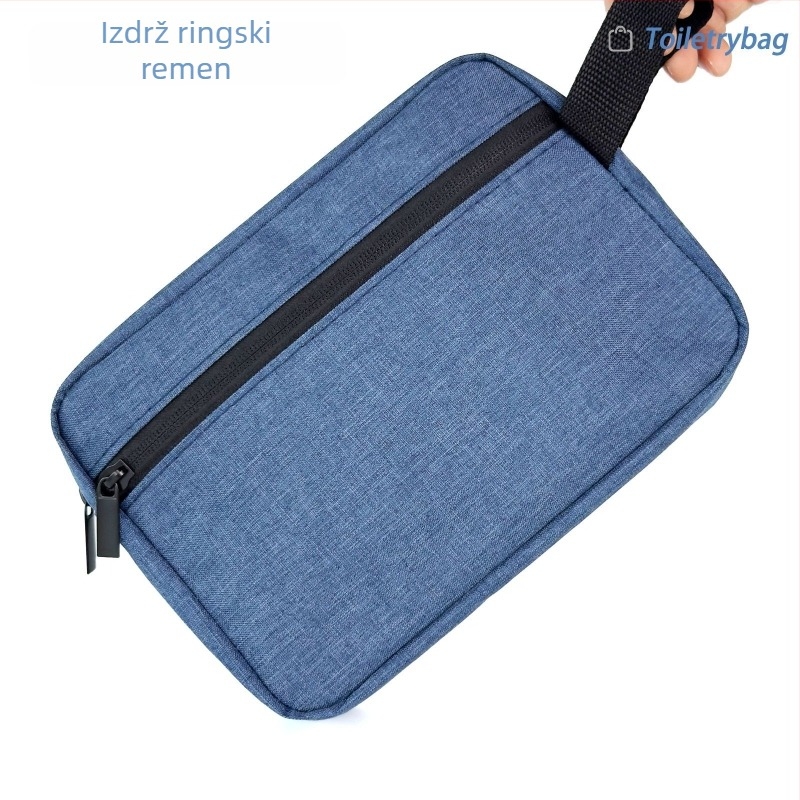 JY102 Kockasta torbica za putne toaletne potrepštine, katijonska tkanina, vodootporna, putno skladište kozmetike