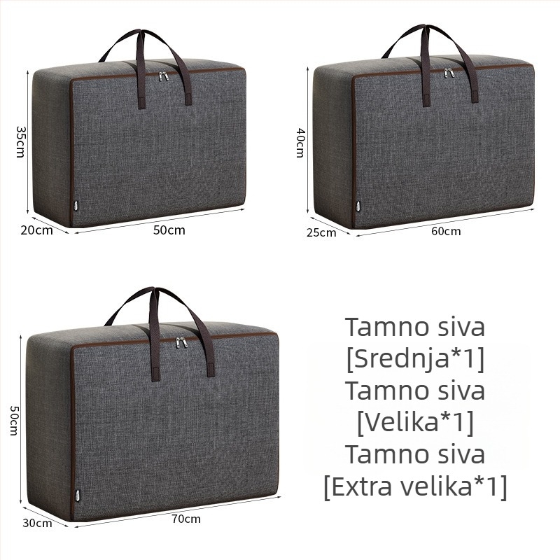 Organizator prtljage – prenosi torbu za preseljenje, kubni oblik, kationični materijal, vodootporan, višestruka namjena