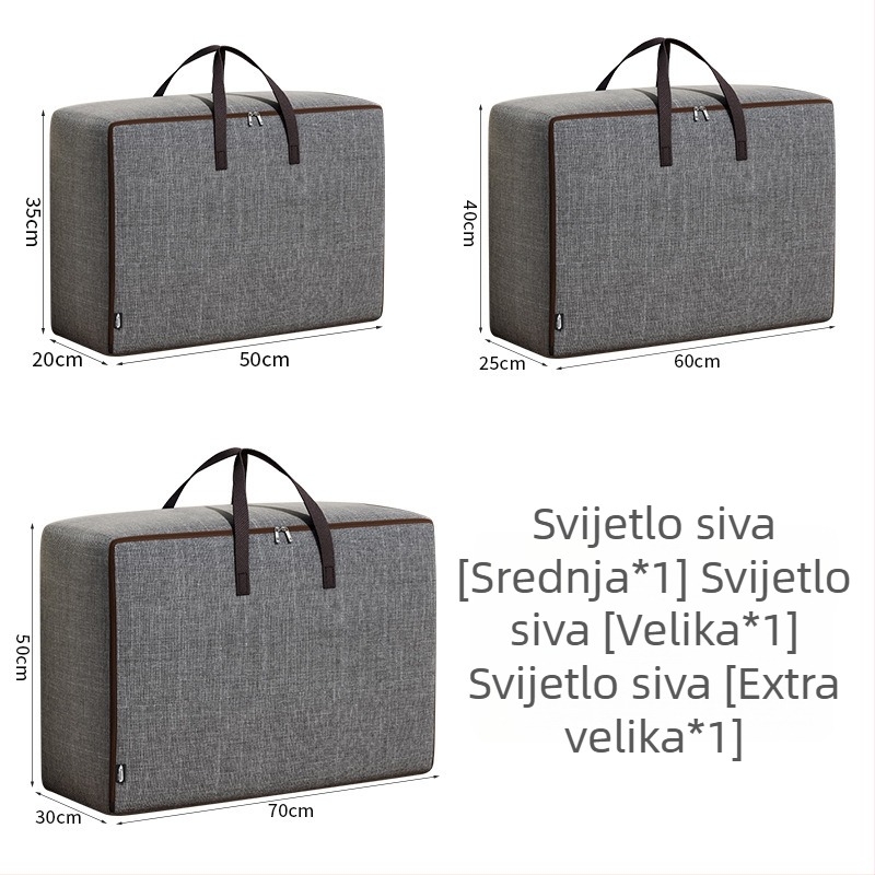 Organizator prtljage – prenosi torbu za preseljenje, kubni oblik, kationični materijal, vodootporan, višestruka namjena