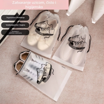 Torba za pohranu cipela – EVA, kubni oblik, otporna na prašinu i vlagu, zatvarač na vrpcu, za putovanja