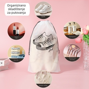Torba za pohranu cipela – EVA, kubni oblik, otporna na prašinu i vlagu, zatvarač na vrpcu, za putovanja