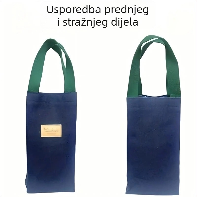 Prijenosna platnena torba, kubnog oblika, višenamjenska, skladištenje za putovanja, moderni minimalistički stil