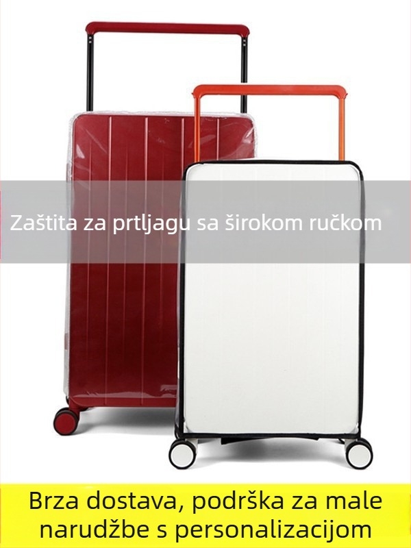 Zaštitni pokrov za kovčege za putovanja, PVC materijal, antibakterijski i otporan na habanje, kapacitet 20-35 L
