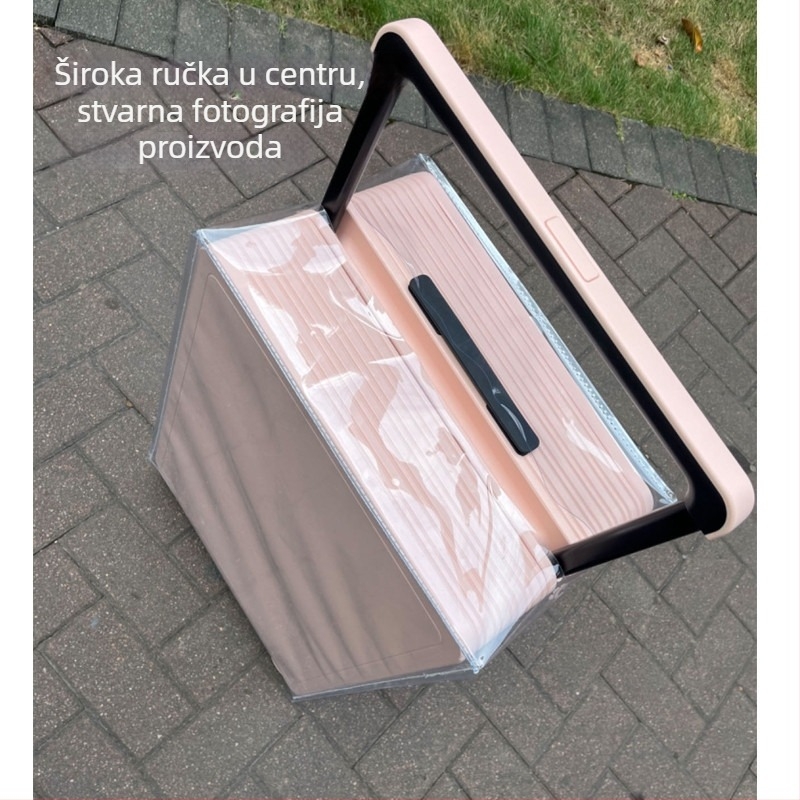 Zaštitni pokrov za kovčege za putovanja, PVC materijal, antibakterijski i otporan na habanje, kapacitet 20-35 L