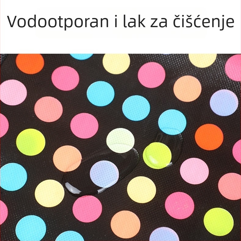 Torba za preseljenje od netkanog materijala, velika kapaciteta za odjeću i deke, vodootporna torba za prtljagu