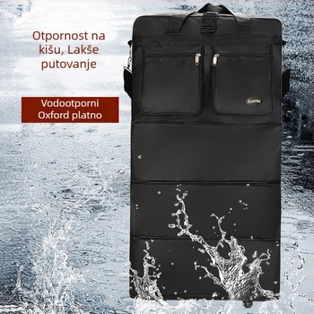 ELANTRA x-3.20-3 Putni kofer velike kapacitete, višenamjenski, s univerzalnim kotačićima, 56–75L, Oxford tkanina, Trailwheel nosivi sustav