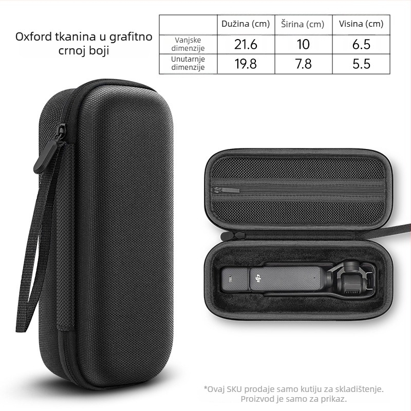 DJI Pocket 3 kutija za pohranu, džep-stil, Oxford tkanina, organiziranje, svakodnevna uporaba