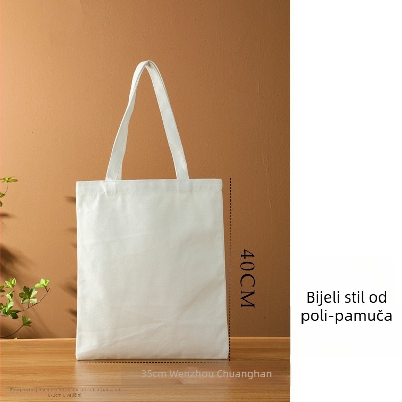 Cvjetna platnena tote torba s laminiranim otiskom, prilagodljiva logotipu, s dnom i bočnim stranama, velik kapacitet