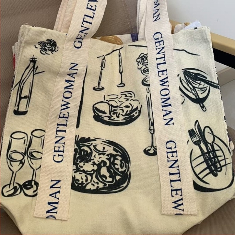 Unisex Tote torba s platnenom podstavom za svakodnevnu upotrebu