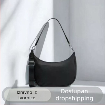 Lululemon Underarm Crossbody Torba – Kanvas, Ovalni Oblik, Zip Zatvaranje, Najlonska Unutrašnjost, Gradski Minimalistički Stil