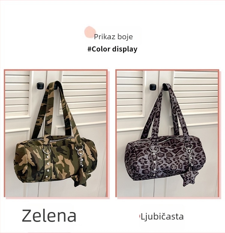 Crossbody torba za žene, najlon, gradski jednostavan stil, magnetska kopča, unutarnja pretinica za mobitel