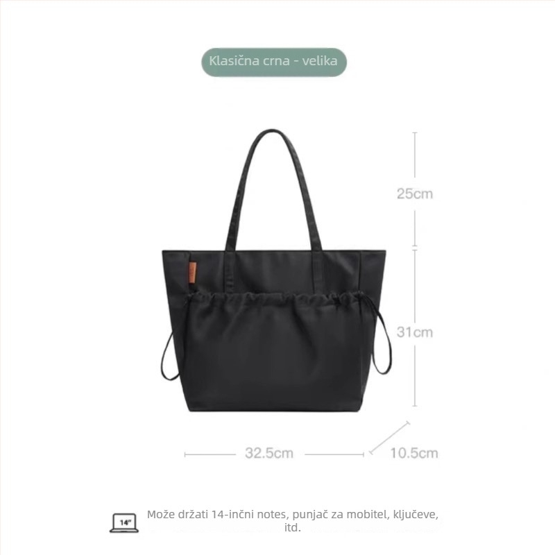 PU tote torba za žene, gradski minimalistički stil, vertikalni kvadratni oblik, zatvarač, svakodnevna upotreba