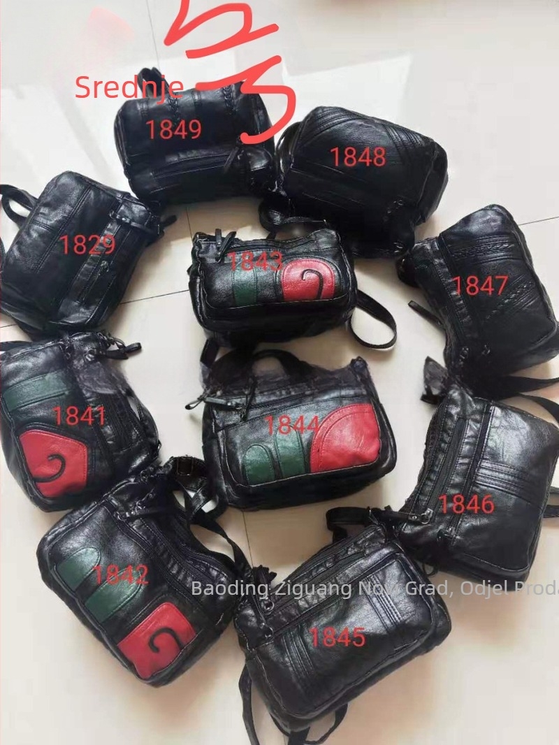 PU crossbody torba u stilu dumpling, gradski trend, skriveni džep sa zatvaračem