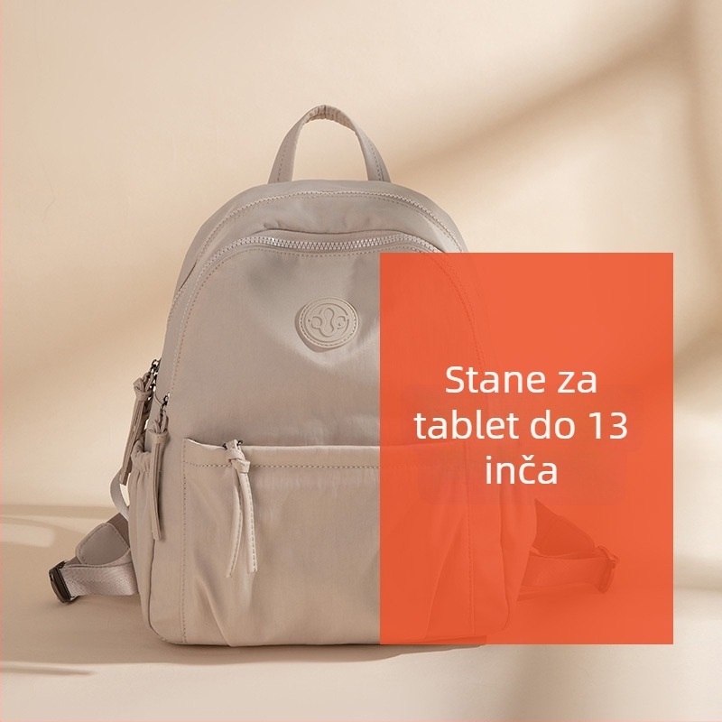 Ruksak od Oxford materijala, Proljeće 2025., Zatvaranje na zatvarač, Unutarnje džepove: džep sa zatvaračem i džep za telefon, Vodootporan