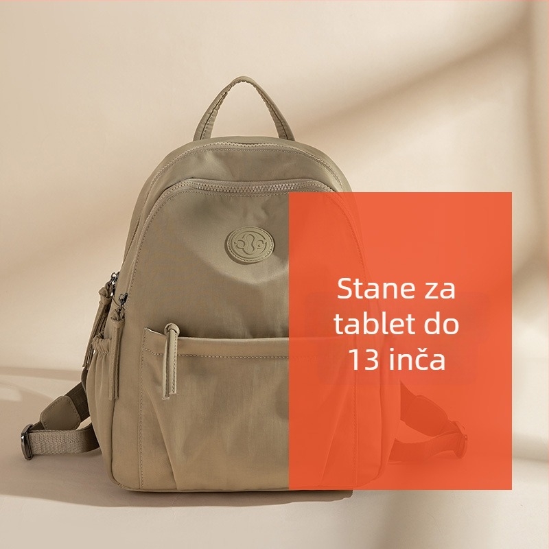 Ruksak od Oxford materijala, Proljeće 2025., Zatvaranje na zatvarač, Unutarnje džepove: džep sa zatvaračem i džep za telefon, Vodootporan