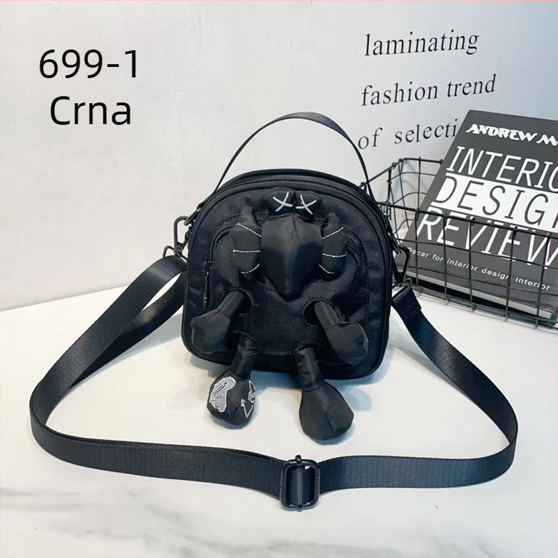 Crossbody torba od Oxford platna, Urban Simplicity stil, vodootporna, zatvaranje na zip, podstava od poliestera i pamuka, unutarnje džepove: zip džep, džep za telefon