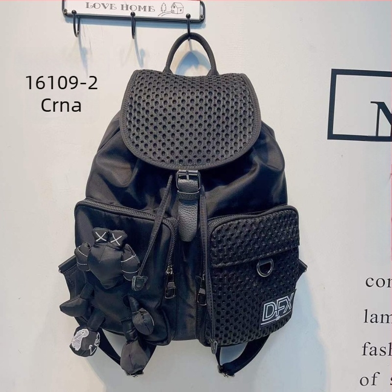 Ženski ruksak od Oxford platna s kapom i šnalom zatvaranja – gradski stil, vodootporan i otporan na habanje, unutarnji džepovi sa zipom i džep za mobitel