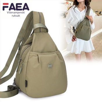 Unisex višenamjenski ruksak od Oxford platna, proljeće 2025 izdanje, podstava poliester, zatvaranje na zamku, unutarnja džep sa zipom, prozračan