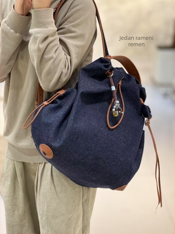 Oxford materijal ruksak, zatvaranje na šnuru, džep za laptop, džepovi sa zip zatvaračima, vodootporan