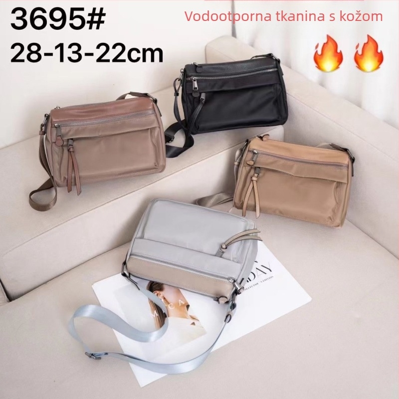 Cross-body torba od Oxford tkanine, zatvaranje na zip, marka Brother niu, unutarnji džep na zip i džep za identifikaciju, gradski jednostavan stil, šifra 3695