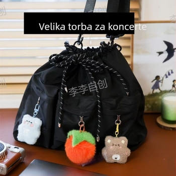 Tote torba od Oxford platna sa šnurnim zatvaranjem, podstava od najlona, 1 naramenica, za slobodno vrijeme putovanja