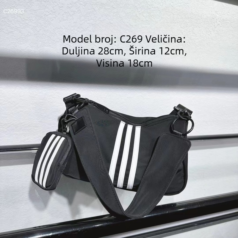 Torba Mahjong - Trendovska crossbody torba za rame, Oxford platno, proljeće 2025, svakodnevna upotreba