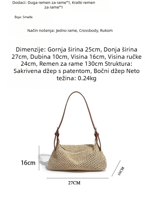 MODAI PU crossbody torba, dumpling oblik, zatvaranje na zip, podstava od najlona, unutarnji džepovi: džep sa zipom i džep za kameru