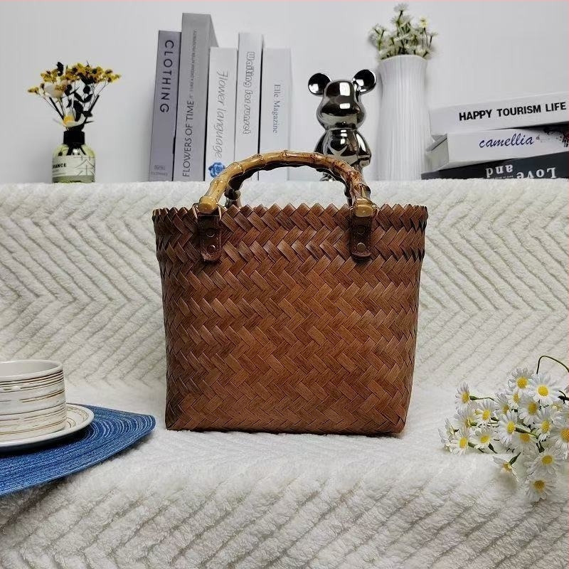 Ručna torba od PP materijala, otvoreni gornji dio, bez podstavke, za svakodnevnu upotrebu, proljeće 2025