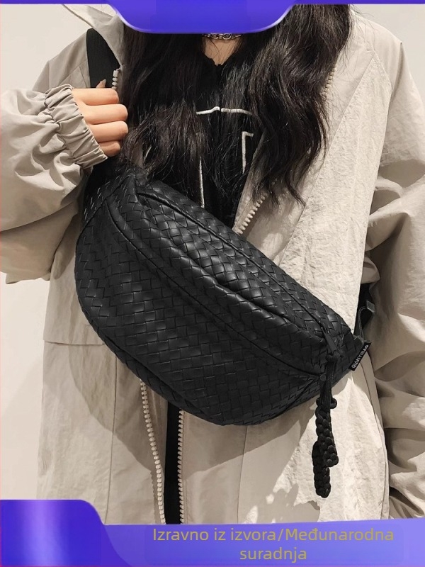PU kožna crossbody torba, vodootporna, džep za telefon, urbani stil, zatvaranje na zip