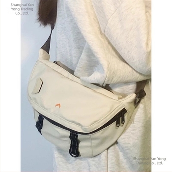 Unisex PU crossbody torba za pojas i prsa, najlonska podstava, proljeće 2025, džep mezzanine