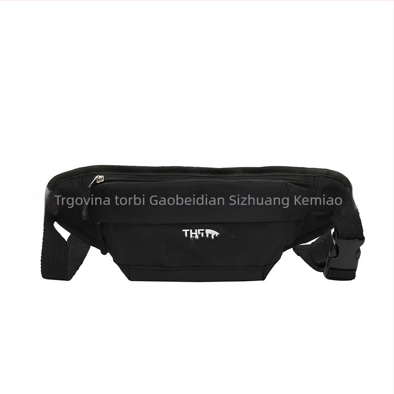 Unisex platnena crossbody torba sa zatvaračem, nylon podstava, laminirano unutarnje odjeljak (Proljeće 2024)