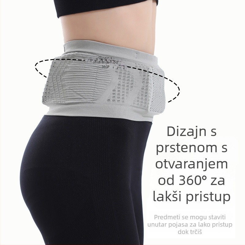 Sportska torbica za pojas, najlon, prozračna, otporna na habanje, unisex