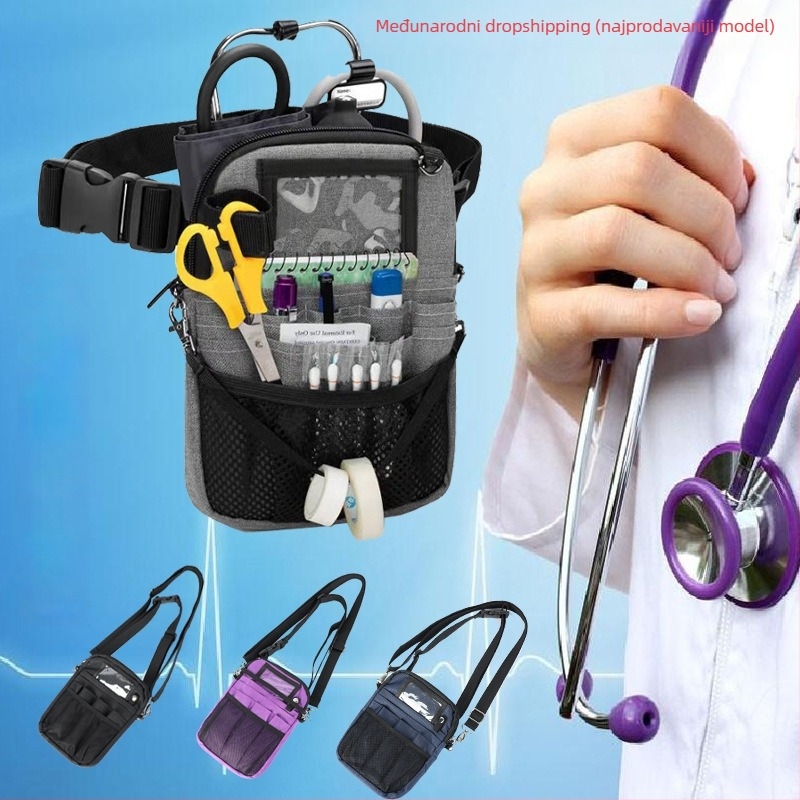 Torba preko ramena za medicinske sestre, Oxford tkanina, proširiva kapacitet, sportska torba, vanjski sportovi, Zima 2019