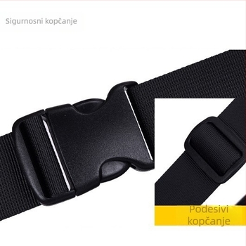 Unisex pojasna torba za outdoor sportove, crossbody stil, velika kapaciteta, novčanik