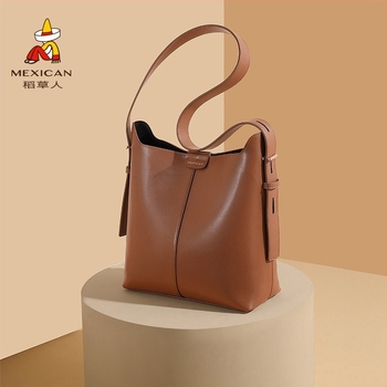 Bucket bag PU Veliki kapacitet Street fashion Zima 2024