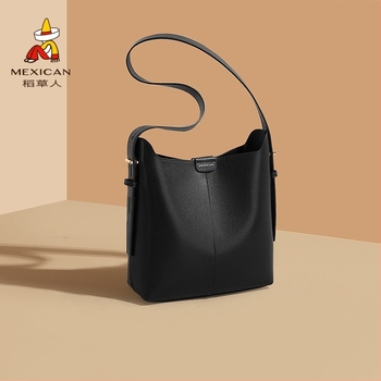 Bucket bag PU Veliki kapacitet Street fashion Zima 2024