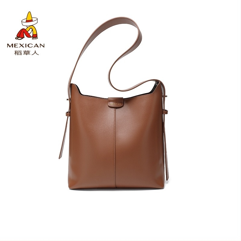 Bucket bag PU Veliki kapacitet Street fashion Zima 2024