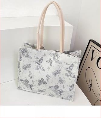 Torba Tote, gradski stil street fashion, najlonski materijal, vodoravni kvadratni oblik, magnetsko zatvaranje