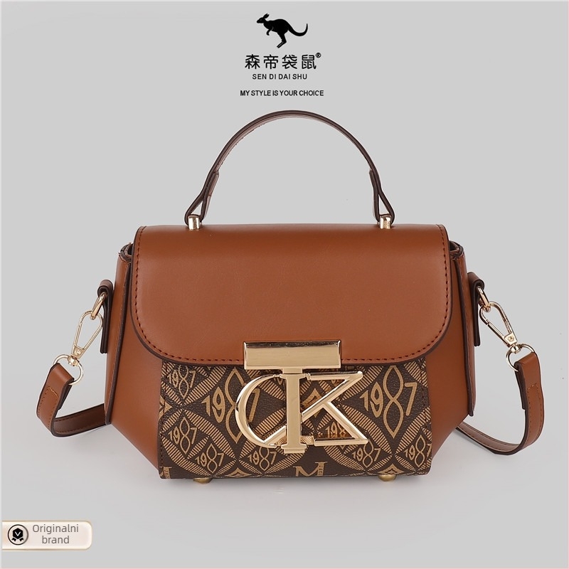 PU ženska torbica, gradski jednostavan stil, horizontalna kvadratna crossbody torbica s poklopcem; unutarnji: džep na zip, džep za telefon, džep za ID karticu.