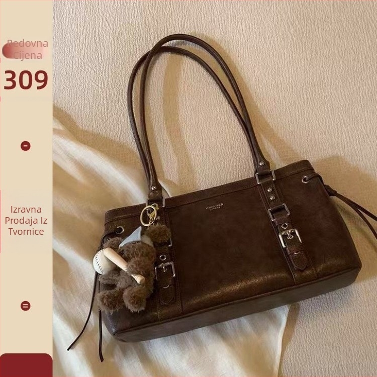 PU tote torba, horizontalni kvadratni oblik, zatvaranje na zip, unutarnje pretinice za telefon i dokumente, dvostruke naramenice