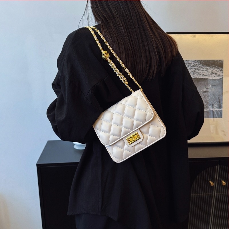 Midomika PU Mala Kvadratna Torba S Jednim Remenom, Horizontalni Oblik, Poliester Podstava, Zatvoreno Otvaranje, ID Džep, 3D Vanjski Dizajn, Ljeto 2025 Izdanje